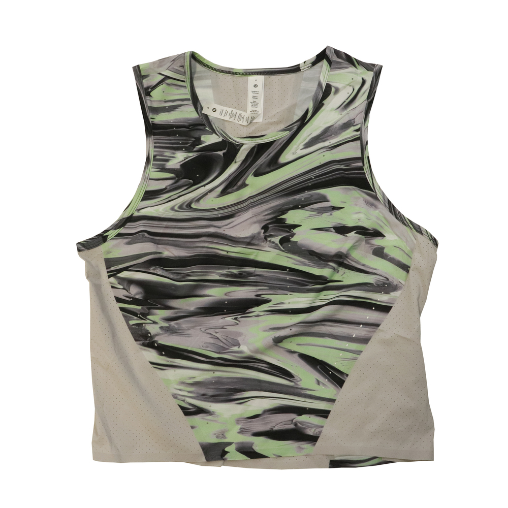 Lululemon Swirl Print Sleeveless Top Size 8